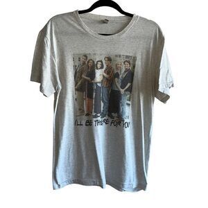 Women's Next Level Apparel Friends Grey T-Shirtt